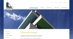 Desktop Screenshot of lattermann-bau.de