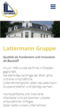 Mobile Screenshot of lattermann-bau.de